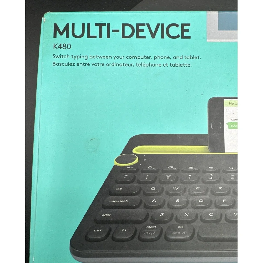 Logitech K480 Bluetooth Multi-Device Keyboard | Black | iOS | Windows